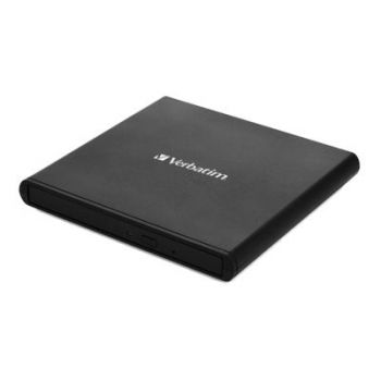 Външно оптично устройство Verbatim slimline external DVD drive - external - Black