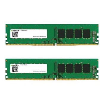 Памет за настолен компютър Mushkin Essentials - DDR4 - kit - 16 GB: 2 x 8 GB - DIMM 288-pin - 2666 MHz / PC4-21300 - unbuffered