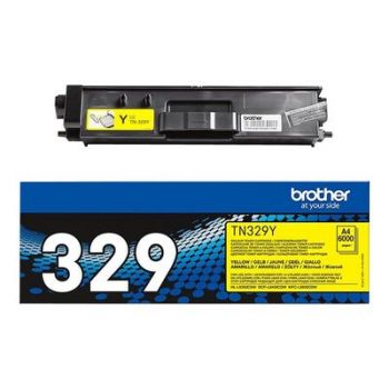 Консуматив за принтер Brother TN329Y - yellow - original - toner cartridge