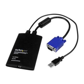 USB хъб USB Crash Cart Adapter - File Transfer & Video - Portable Server Room Laptop to KVM Console Crash Cart (NOTECONS02) - KVM switch - 1 ports