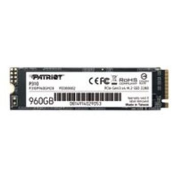 Твърд диск Patriot P310 - solid state drive - 960 GB - PCI Express 3.0 x4 (NVMe)