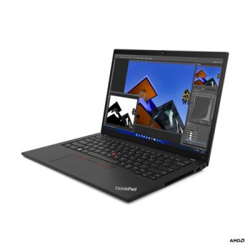 Лаптоп Lenovo TP T14, AMD Ryzen 7 PRO, 16 GB, 512 GB SSD Radeon 680M Graphics, Windows 11, Thunder Black