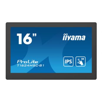 Монитор IIYAMA T1624MSC-B1 15.6IN,    Matte Black