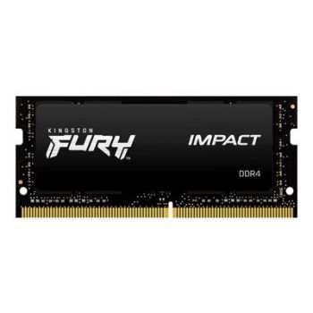 Памет за лаптоп Kingston FURY Impact - DDR4 - kit - 32 GB: 2 x 16 GB - SO-DIMM 260-pin - 2666 MHz / PC4-21300 - unbuffered