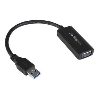 Адаптер USB 3.0 to VGA Display Adapter 1920x1200, On-Board Driver Installation, Video Converter with External Graphics Card - Windows (USB32VGAV) - external