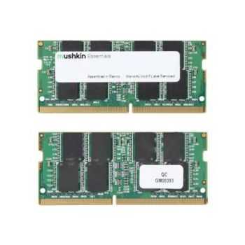 Памет за лаптоп Mushkin Essentials - DDR4 - kit - 32 GB: 2 x 16 GB - SO-DIMM 260-pin - 2666 MHz / PC4-19200