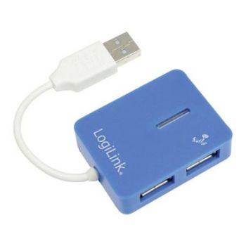 USB хъб LogiLink Smile USB2.0 4-Port Hub - hub - 4 ports