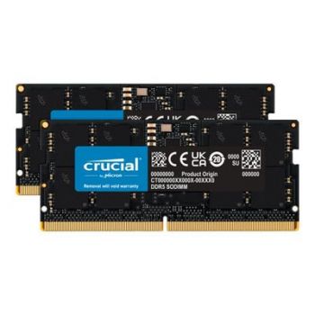 Памет за лаптоп Crucial - DDR5 - kit - 32 GB: 2 x 16 GB - SO-DIMM 262-pin - 5200 MHz / PC5-41600
