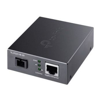 Мрежово устройство TP-Link TL-FC311B-20 - V1 - fiber media converter - GigE