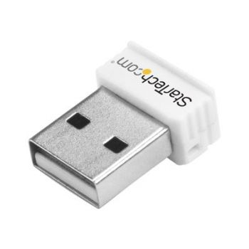Адаптер USB 150Mbps Mini Wireless N Network Adapter - 802.11n/g 1T1R USB WiFi Adapter - White USB Wireless Adapter - Wireless NIC (USB150WN1X1W) - network
