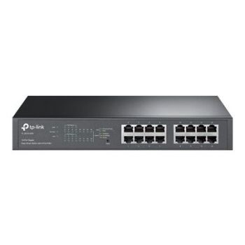 Мрежов суич TP-Link Easy Smart TL-SG1016PE - switch - 16 ports - smart - rack-mountable
