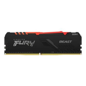 Памет за настолен компютър Kingston FURY Beast RGB - DDR4 - module - 32 GB - DIMM 288-pin - 3200 MHz / PC4-25600 - unbuffered