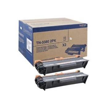 Консуматив за принтер Brother TN3380 2PK - 2-pack - black - original - toner cartridge