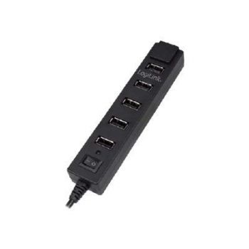 USB хъб LogiLink USB 2.0 Hub 7-Port - hub - 7 ports