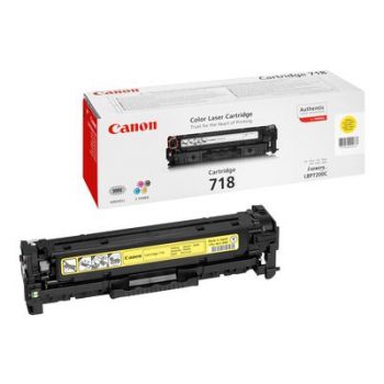 Консуматив за принтер Canon 718 Yellow - yellow - original - toner cartridge