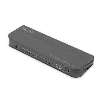 Мрежов суич DIGITUS - KVM / audio switch - 4 ports