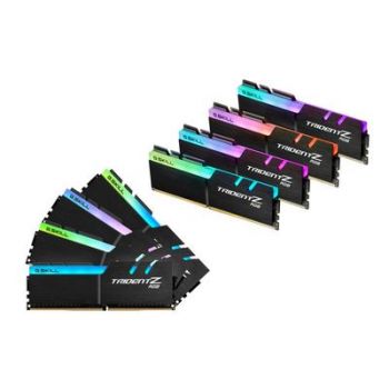 Памет за настолен компютър G.Skill TridentZ RGB Series - DDR4 - kit - 64 GB: 8 x 8 GB - DIMM 288-pin - 3600 MHz / PC4-28800 - unbuffered