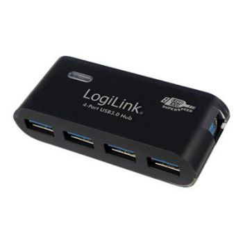 USB хъб LogiLink USB 3.0 Hub 4-Port - hub - 4 ports