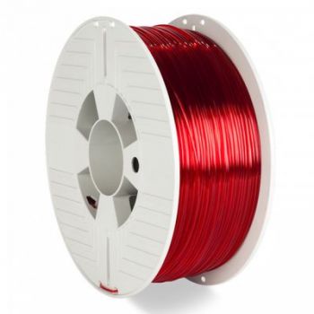 Консуматив за 3D принтер Verbatim PET-G Filament - Red Transparent - 1 kg - 1.75 mm