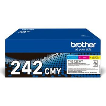 Консуматив за принтер Brother TN242CMY Value Pack - 3-pack - yellow, cyan, magenta - original - toner cartridge