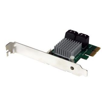 Адаптер 4 Port PCI Express 2.0 SATA III 6Gbps RAID Controller Card with HyperDuo SSD Tiering - PCIe SATA 3 Controller Adapter (PEXSAT34RH) - storage