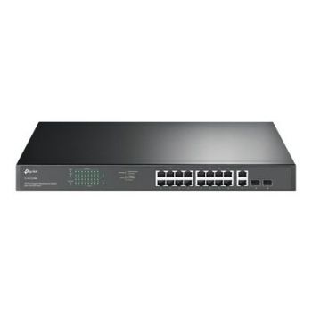 Мрежов суич TP-Link JetStream TL-SG1218MP - V1 - switch - 18 ports - rack-mountable