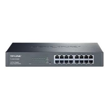 Мрежов суич TP-Link JetStream TL-SG1016DE - switch - 16 ports - managed - rack-mountable
