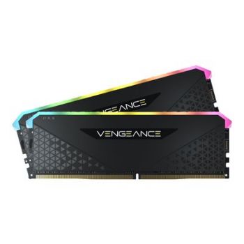 Памет за настолен компютър CORSAIR Vengeance RGB RS - DDR4 - kit - 16 GB: 2 x 8 GB - DIMM 288-pin - 3600 MHz / PC4-28800 - unbuffered