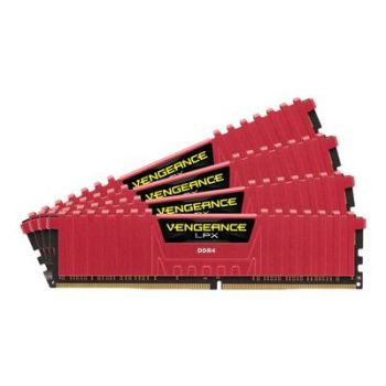 Памет за настолен компютър CORSAIR Vengeance LPX - DDR4 - 64 GB: 4 x 16 GB - DIMM 288-pin - unbuffered