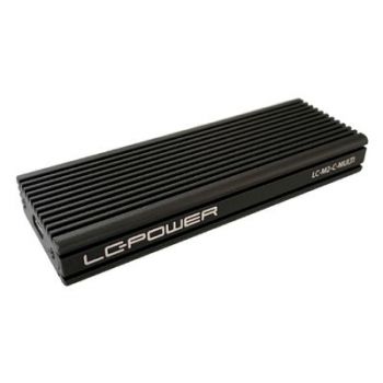 Кутия за твърд диск LC Power LC-M2-C-MULTI - storage enclosure - M.2 NVMe Card - USB 3.2 (Gen 2)