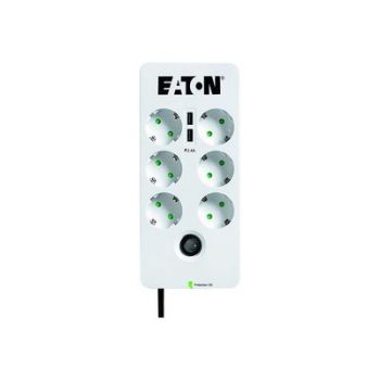 Аксесоар за UPS Eaton Protection Box 6 USB Tel@ Din - surge protector - 2500 Watt