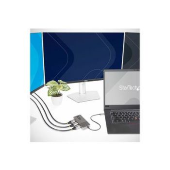 Адаптер 3-Port USB-C MST Hub, USB Type-C to 3x HDMI Multi-Monitor Adapter for Laptop, Triple HDMI up to 4K 60Hz w/ DP 1.4 Alt Mode and DSC, HDR, 1ft (30cm)