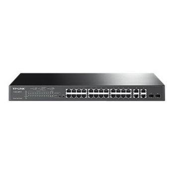 Мрежов суич TP-Link Smart PoE Switch T1500-28PCT - switch - 24 ports - rack-mountable