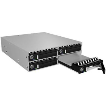Кутия за твърд диск RaidSonic HDD mobile rack ICY BOX IB-2222SSK - 4 x 2.5 SAS/SATA HDD  - SAS/SATA