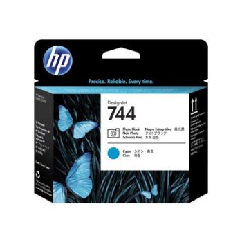 Консуматив за принтер HP 744 - cyan, photo black - printhead