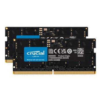 Памет за лаптоп Crucial - DDR5 - kit - 32 GB: 2 x 16 GB - SO-DIMM 262-pin - 5600 MHz / PC5-44800