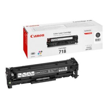 Консуматив за принтер Canon 718 Black - black - original - toner cartridge