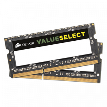 Памет за лаптоп CORSAIR Value Select - DDR3 - 16 GB: 2 x 8 GB - SO-DIMM 204-pin - unbuffered