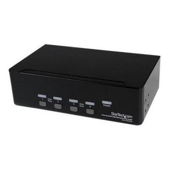 USB хъб 4-Port Dual KVM Switch with Audio for DVI Computers - Built-in USB Hub (SV431DD2DUA) - KVM / audio / USB switch - 4 ports