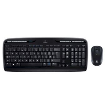 Клавиатура Logitech Wireless Combo MK330 - keyboard and mouse set - International NSEA - black