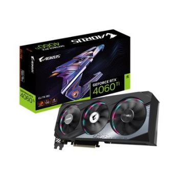 Видео карта AORUS GeForce RTX 4060 Ti ELITE 8G - graphics card - GeForce RTX 4060 Ti - 8 GB