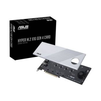 Артикул ASUS HYPER M.2 X16 GEN 4 CARD - interface adapter - M.2 Card - PCIe 4.0 x16