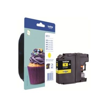 Консуматив за принтер Brother LC123Y - High Yield - yellow - original - ink cartridge
