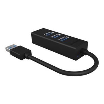 USB хъб RaidSonic ICY BOX IB-HUB1419-U3 - hub - 4 ports