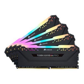 Памет за настолен компютър CORSAIR Vengeance RGB PRO - DDR4 - 32 GB: 4 x 8 GB - DIMM 288-pin - unbuffered