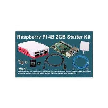 Полуготова система Raspberry RASPBERRY PI4B, Broadcom Cortex A72,   Red