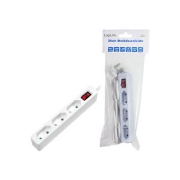 Артикул LogiLink - Slim - power strip - 1700 Watt