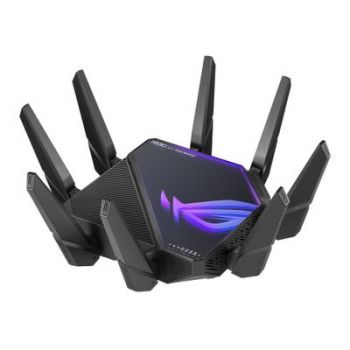 Рутер ASUS ROG Rapture GT-AXE16000 - wireless router - 802.11a/b/g/n/ac/ax (Wi-Fi 6E) - desktop