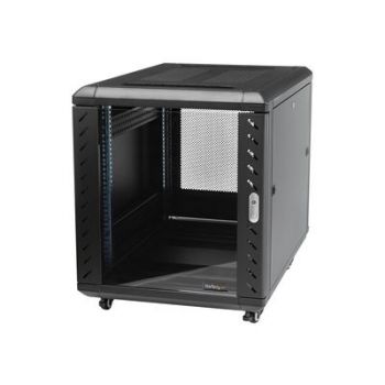 Артикул 12U AV Rack Cabinet - Network Rack with Glass Door - 19 inch Computer Cabinet for Server Room or Office (RK1236BKF) rack - 12U