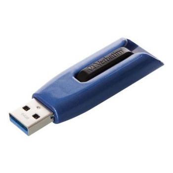 USB Флаш памет Verbatim USB-Stick Store 'n' Go V3 MAX - USB 3.2 Gen 1 (3.1 Gen 1) - 64 GB - Blue